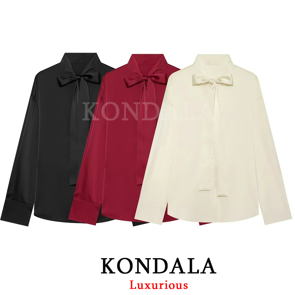 Fashion Street Night - Chemises décontractées chic pour femmes KONDALA,