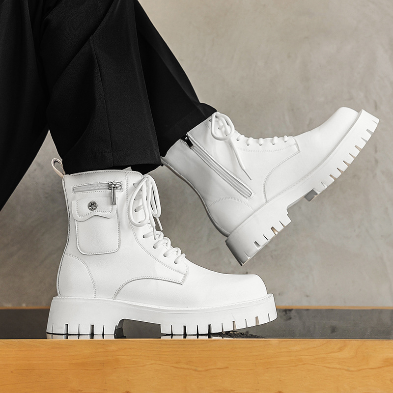 Street Fashion Men 2025 - 2025 tendance hommes bottes baskets en