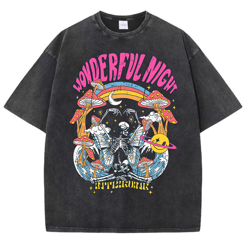 Fashion Street Night - T-shirts pour femmes à imprimé vague