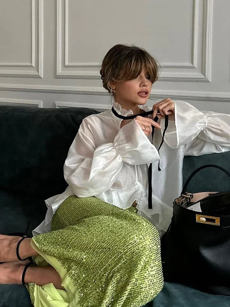 Chemisier blanc pour femme à v - Fashion Street Night avis et prix