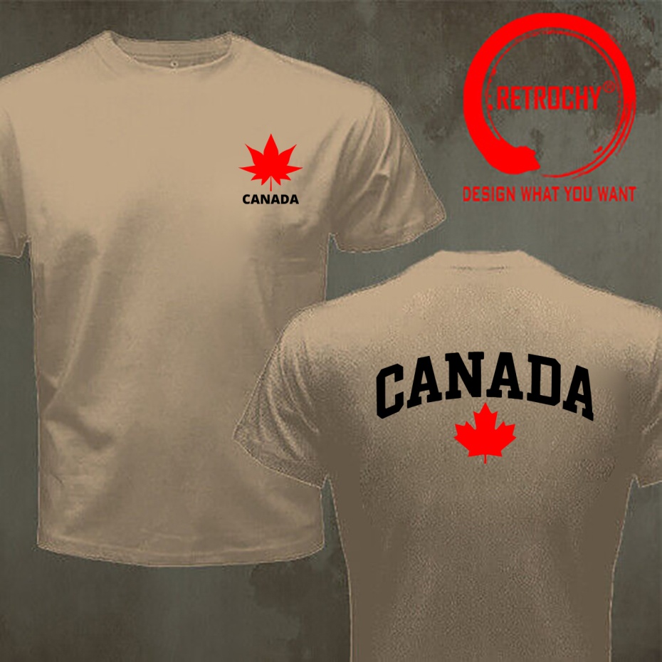 T-shirt imprimé avec lettres C - Street Fashion Canada avis et prix