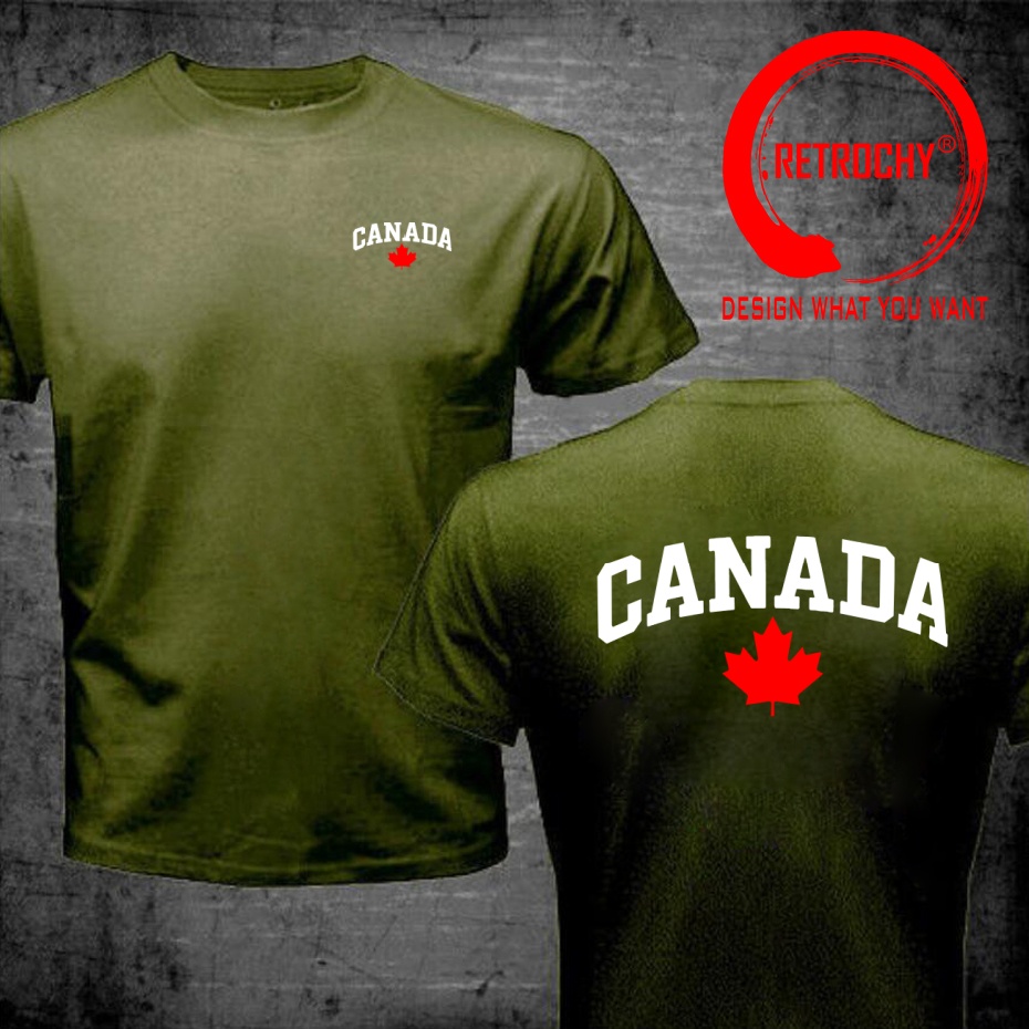 T-shirt imprimé avec lettres C - Street Fashion Canada avis et prix