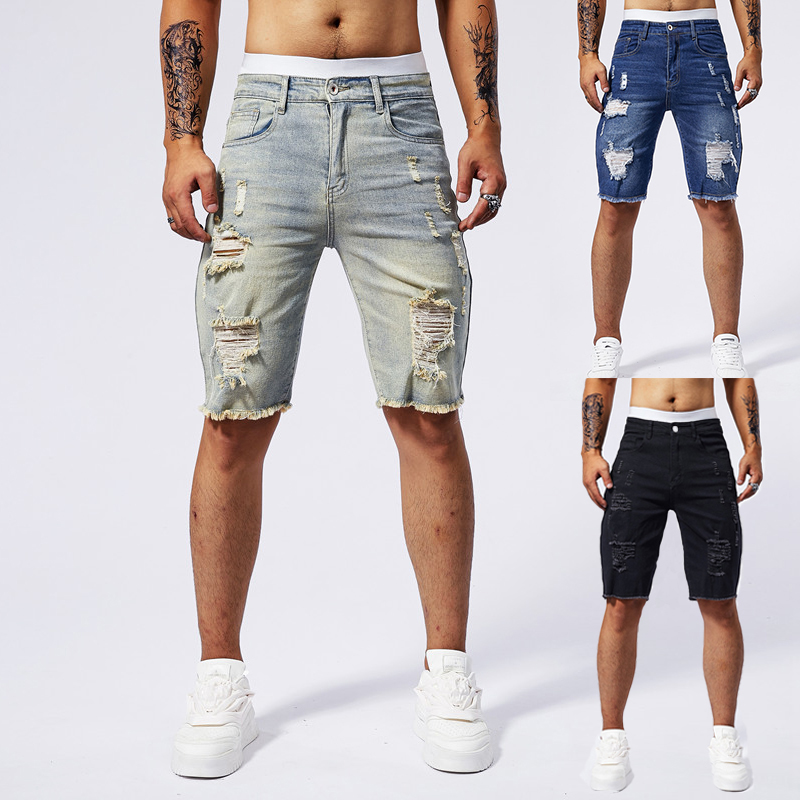 Short en Denim déchiré pour ho - Street Fashion Men 2025 avis et prix