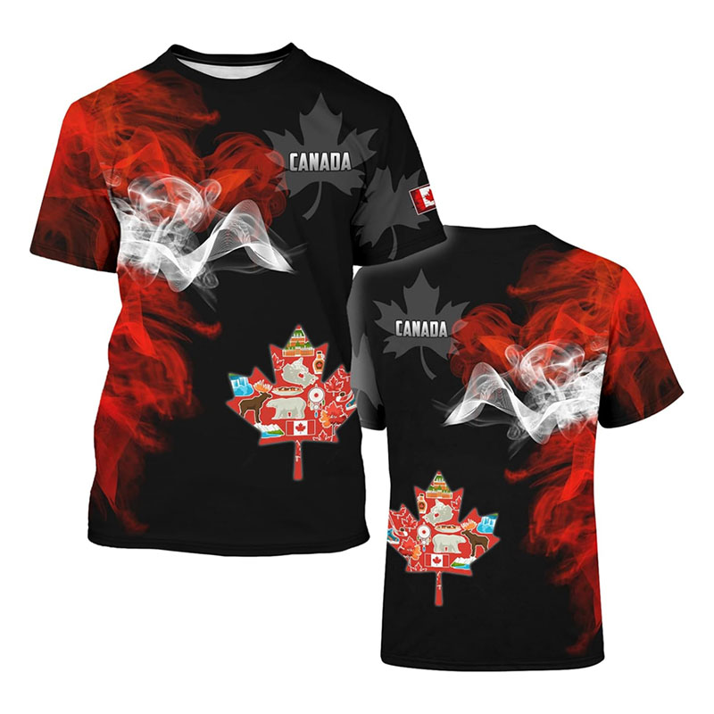 Nouveau T-shirt tendance Canad - Street Fashion Canada avis et prix