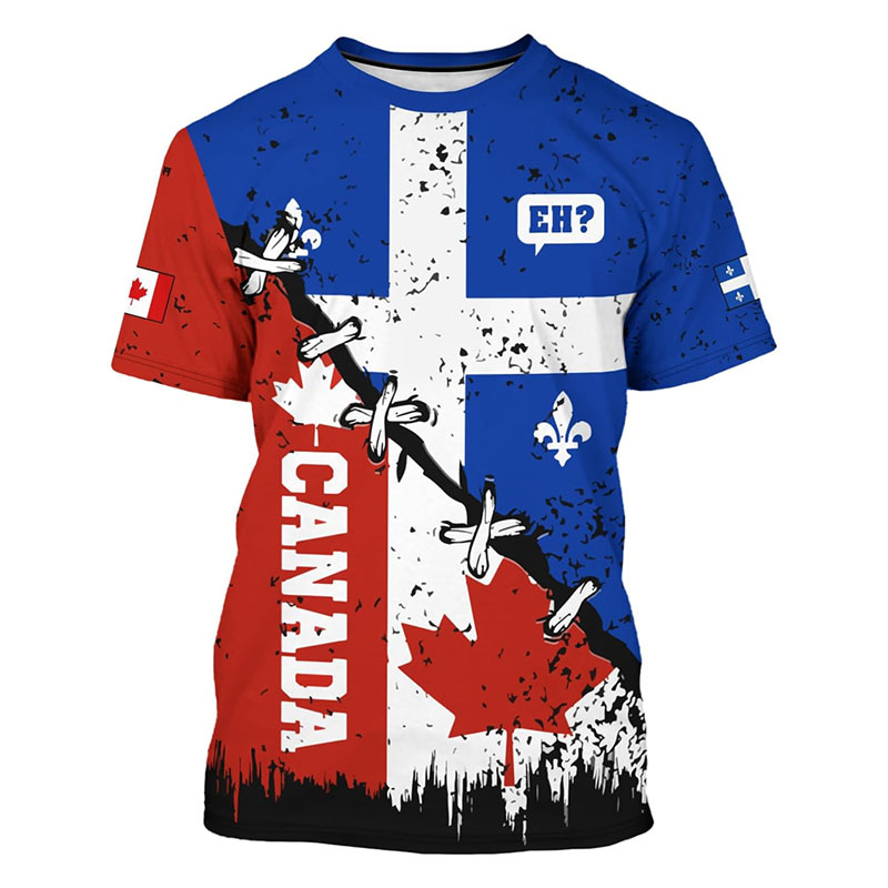 Nouveau T-shirt tendance Canad - Street Fashion Canada avis et prix