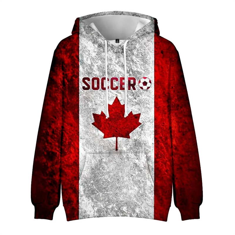 Canada Sweat à capuche feuille - Street Fashion Canada avis et prix