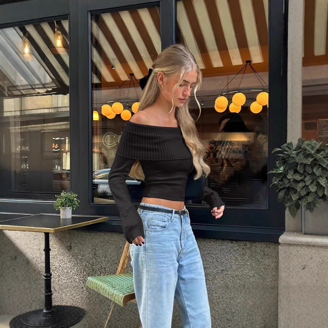 Haut court à épaules dénudées  - Street Fashion Y2K avis et prix