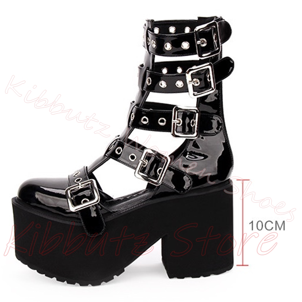 Sandales à multiples boucles e - Street Fashion Y2K avis et prix