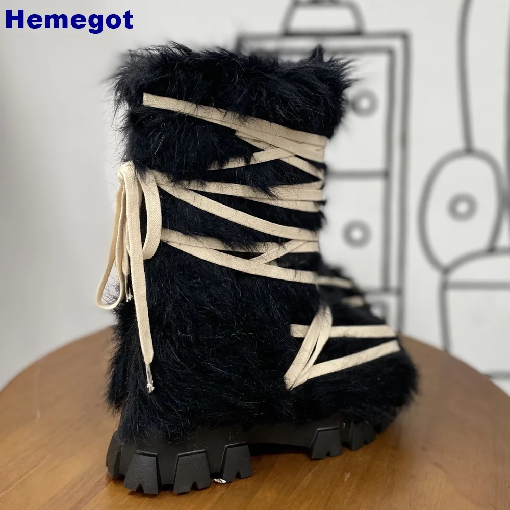 Bottes à plateforme mi-mollet  - Street Fashion Y2K avis et prix